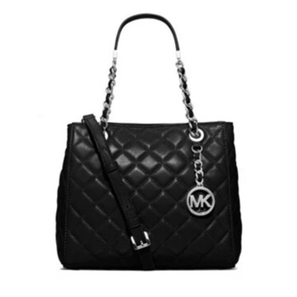 Michael Kors Handbags - Michael Kors Susannah Quilted Tote Crossbody Purse